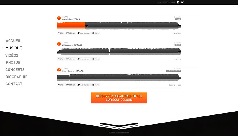 Ecran d'attente de la borne